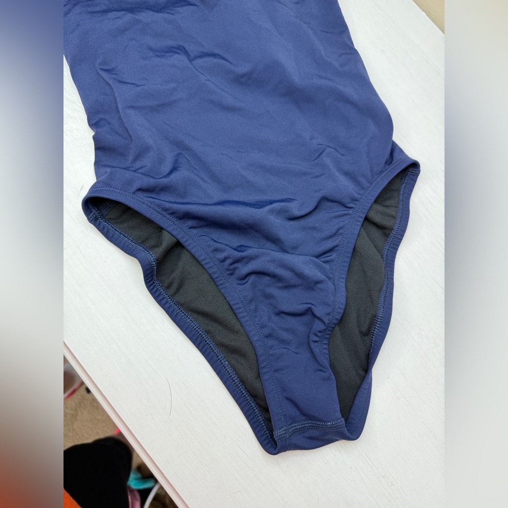 Nike Women's Hydrastrong Solid Spiderback One Piece Navy NWT - Picture 14 of 14